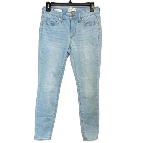 Universal Thread Women's Jeans Mid Rise Skinny Stretch Blue Denim Size 2 26S - Picture 1 of 8